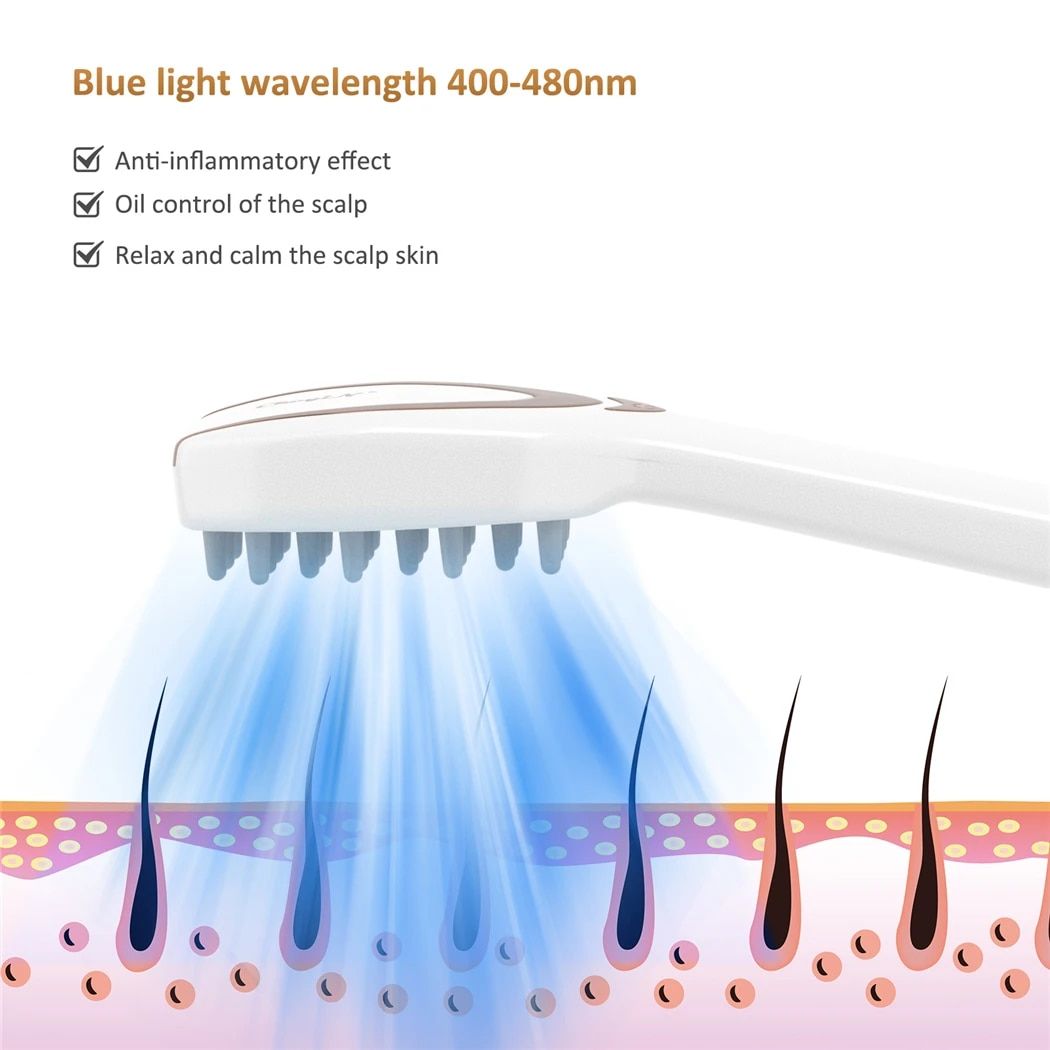 Electric Phototherapy Scalp Massager: Hair Loss Prevention & Blood Circulation Boost