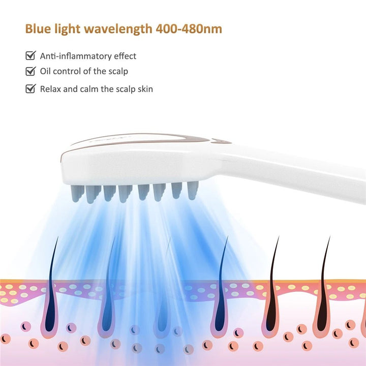 Electric Phototherapy Scalp Massager: Hair Loss Prevention & Blood Circulation Boost