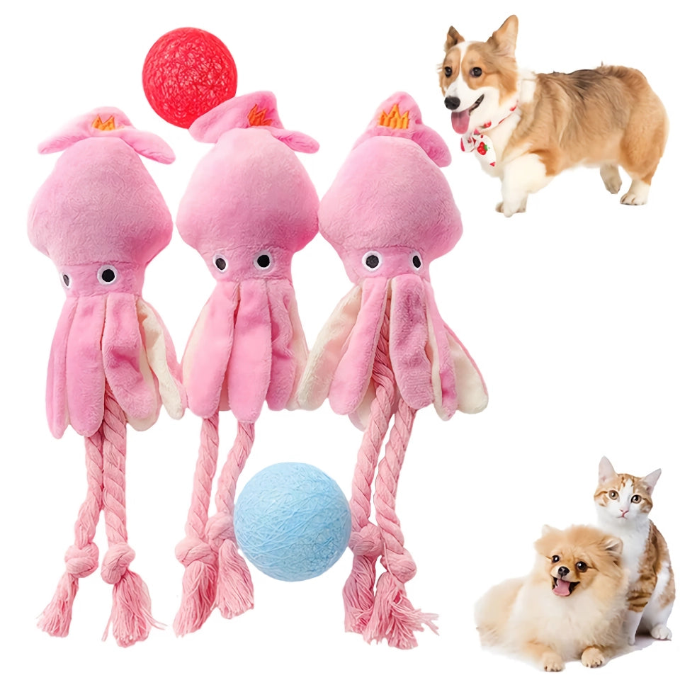 Super Pet Octopus Plush Rope Toy