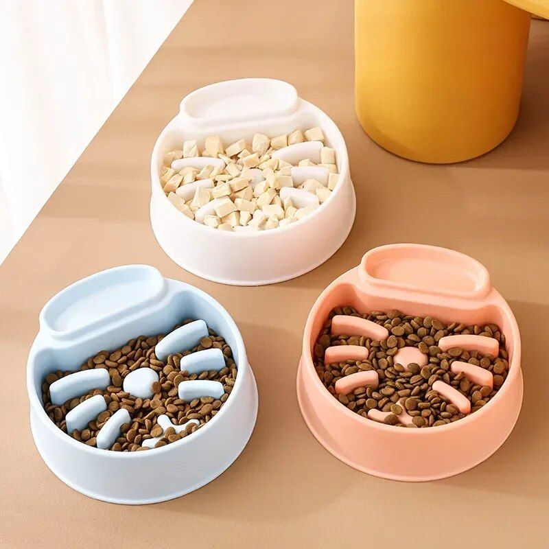 Universal Anti-Gulp Dog & Cat Slow Feeder Bowl