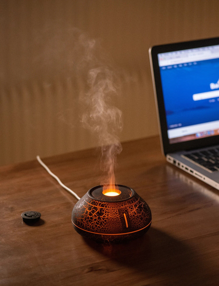 Multifunctional Lava Flame Ultrasonic Humidifier and Aroma Diffuser