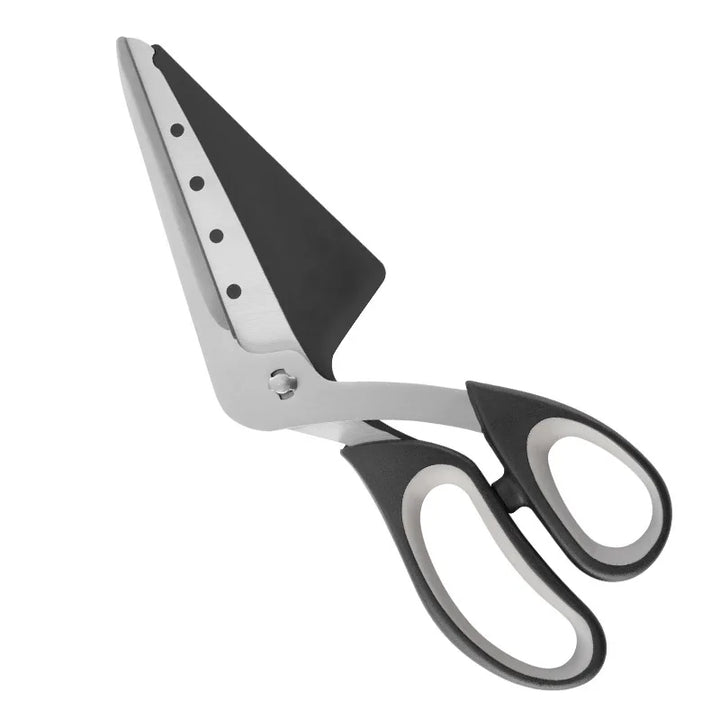 Ultra Sharp 2-in-1 Pizza Scissors with Non-Slip Handle and Detachable Pizza Shovel