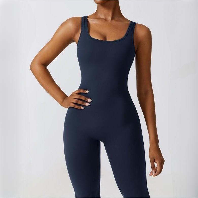 Women's All-Season Yoga Jumpsuit: One-Piece Fitness & Dance Bodysuit