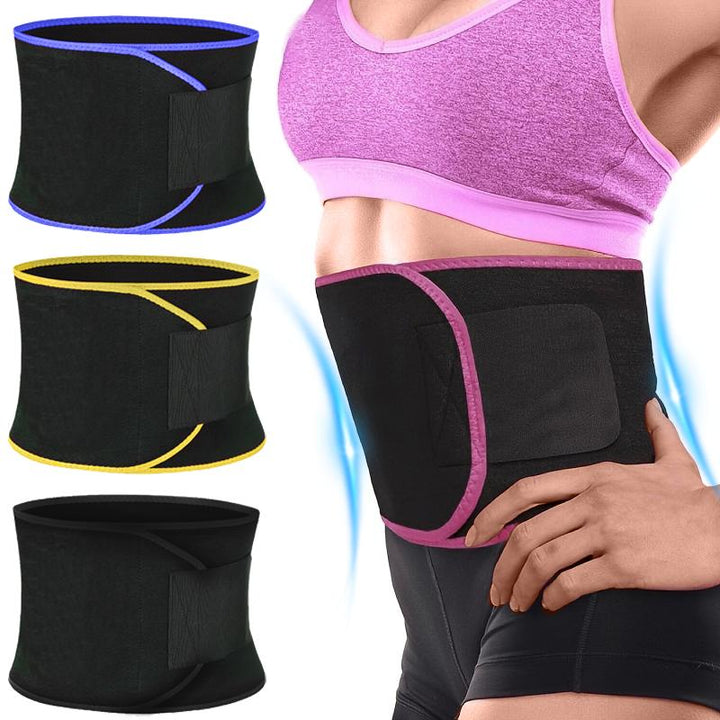 Durable Waist Trimmer Sweat Belt for Fat Burning & Posture Support