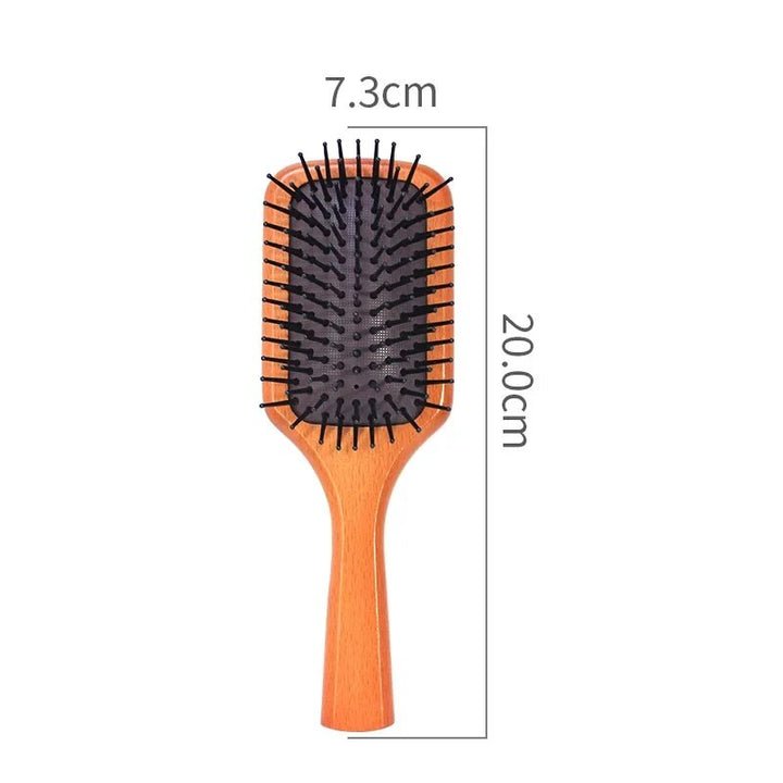 Anti-Static Wooden Air Cushion Hair Brush