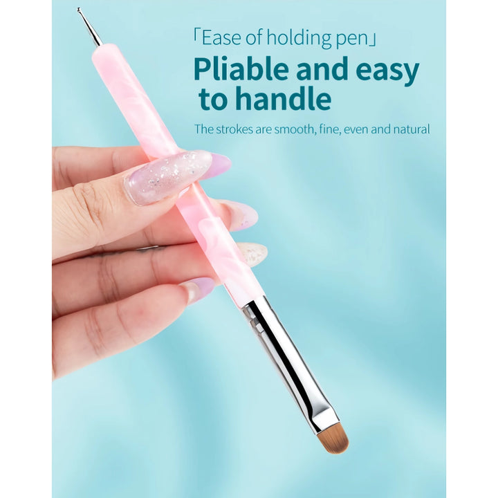 Double-Ended Acrylic Nail Art Brush & Dotting Pen