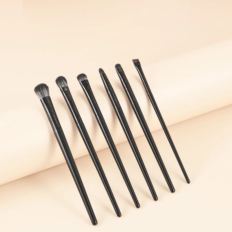 6-Piece Natural Eye Makeup Brush Set