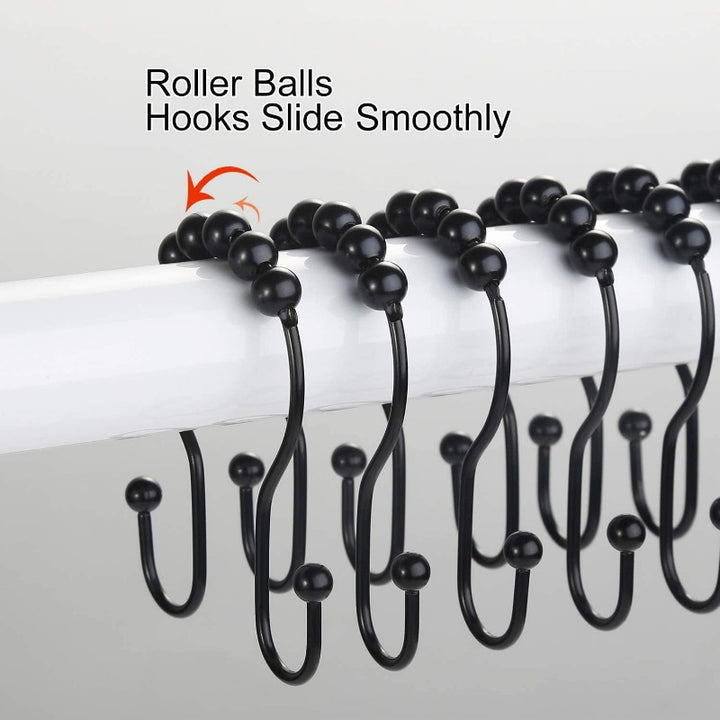 Stainless Steel Rust-Proof Shower Curtain Hooks