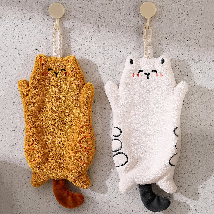 Cute Kawaii Hand Towel - Super Absorbent Hanging Dishcloth