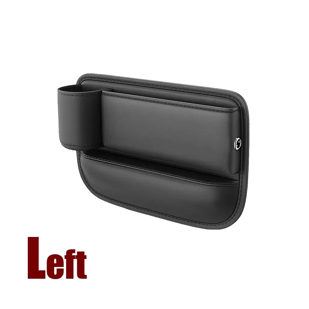 Car Console Side Organizer & Seat Gap Storage Box - Left/Right Fit