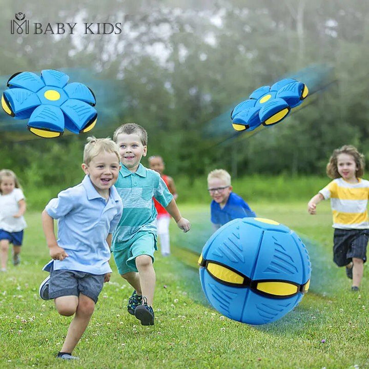 Transforming UFO Disc-to-Ball Flying Toy