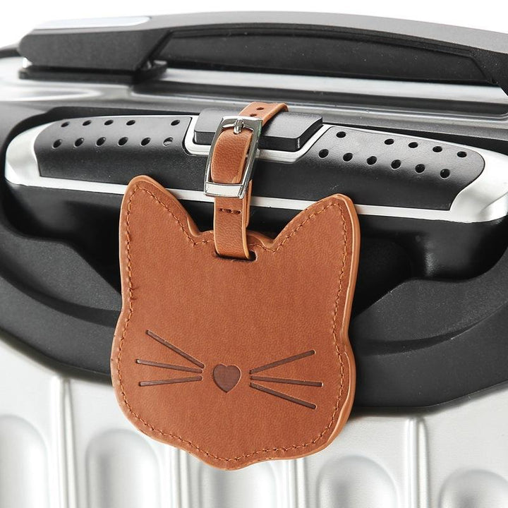 Cute Cartoon Cat Luggage Tag