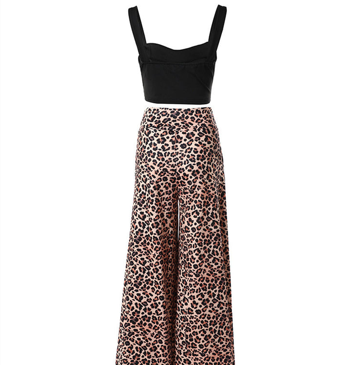 Women's Summer Leopard Print Printing Suit