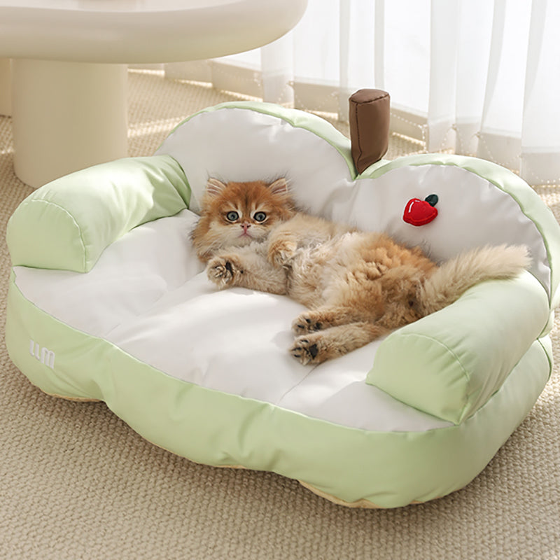 Candy-Colored Cat & Puppy Bed