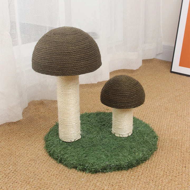 Deluxe Mushroom Cat Climbing Frame & Scratch Post