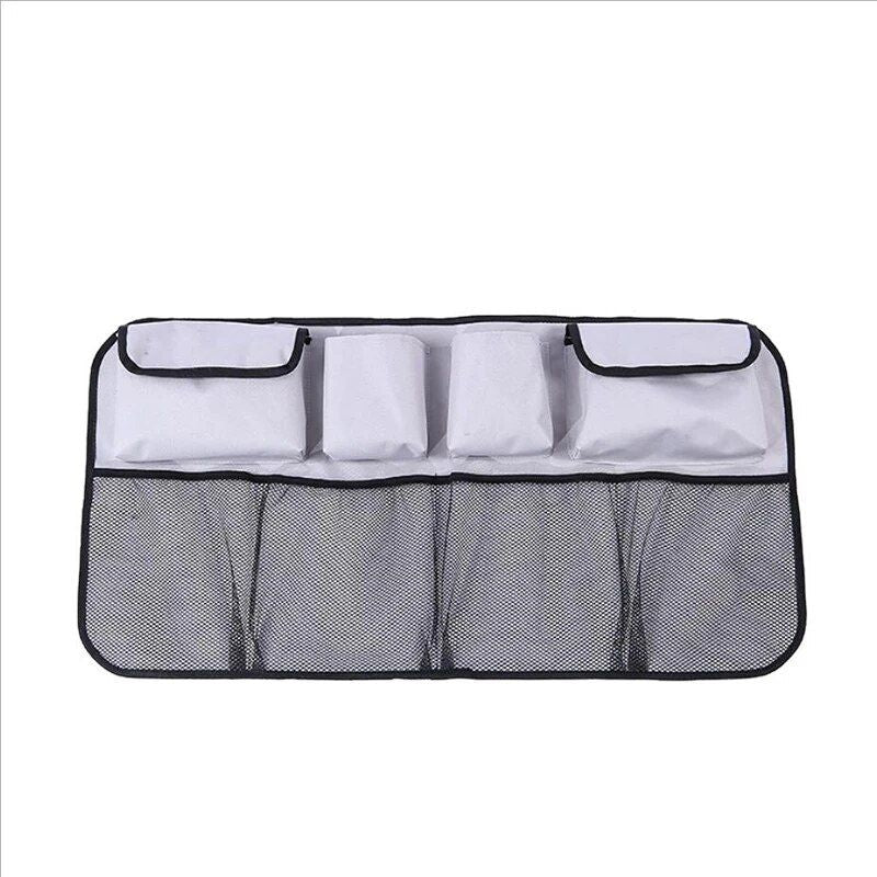 Waterproof Oxford Car Seat Organizer – Camouflage Grey Backseat Storage Bag