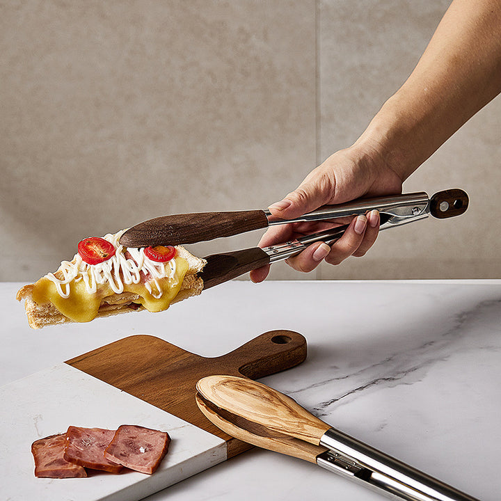 Non-Stick BBQ Grilling and Cooking Tongs