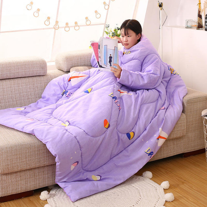 Lazy One-piece Quilt Thickened Warm