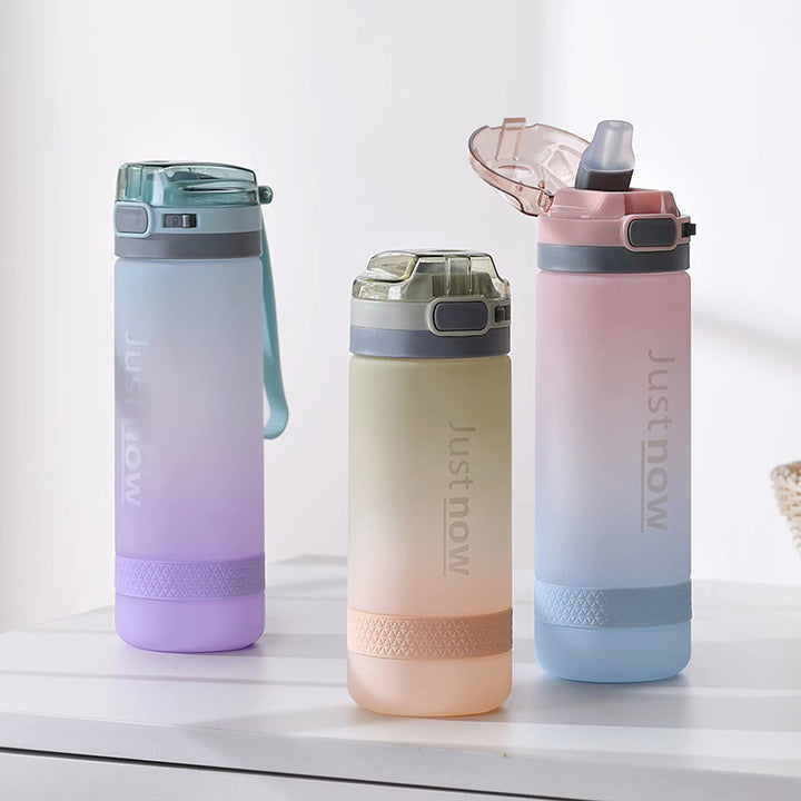 Eco-Friendly Portable Water Bottle with Straw