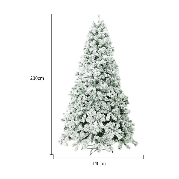 PVC Simulation Snowfall Display Window Decoration Christmas Tree