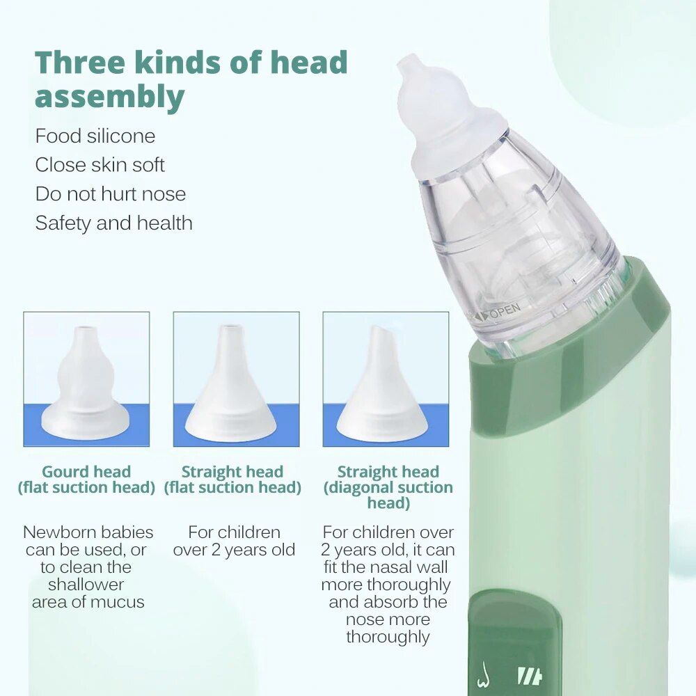 Adjustable Baby Nasal Aspirator with Suction for Newborns & Infants