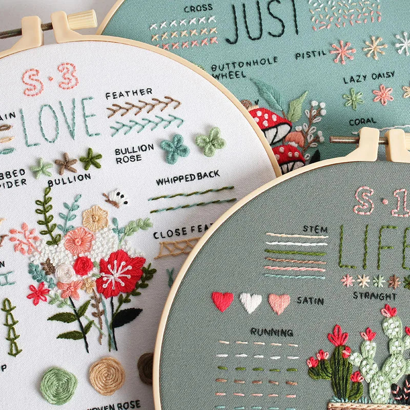 3-Piece Embroidery Starter Kit for Beginners