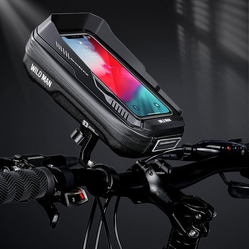 Handlebar Phone Holder Bag with Touch Screen