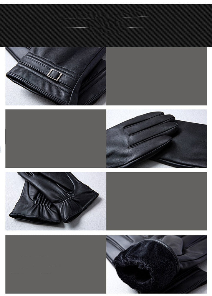 Outdoor Riding Business Men's Leather Gloves