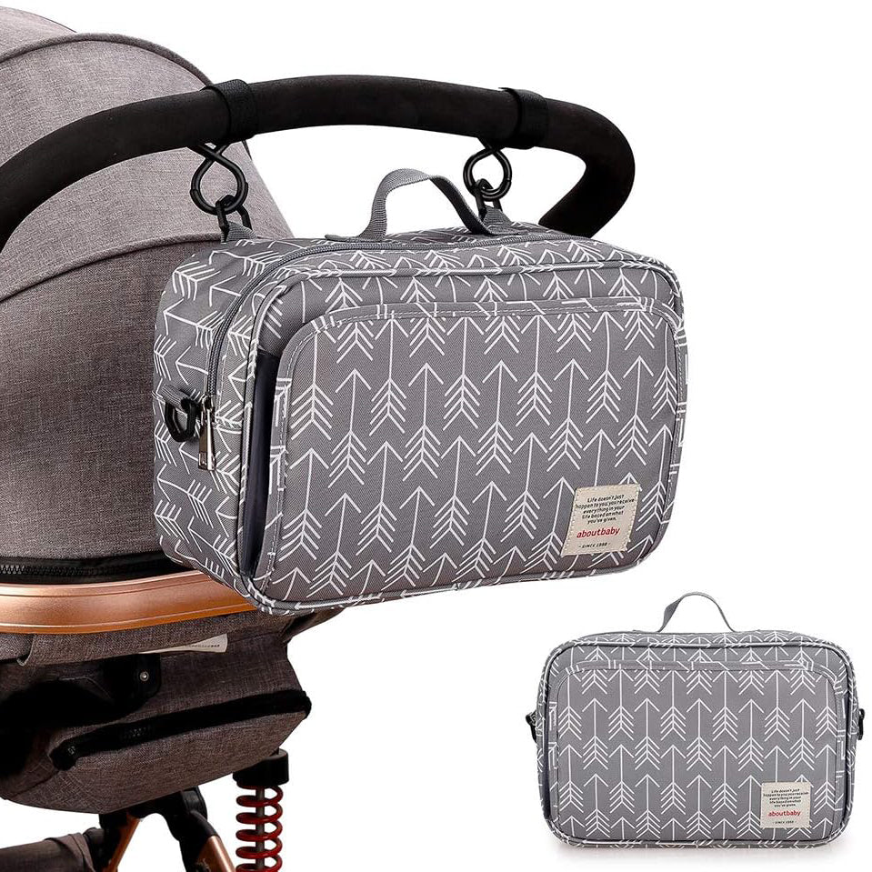 Multifunctional Waterproof Diaper Bag Organizer with Stylish Patterns