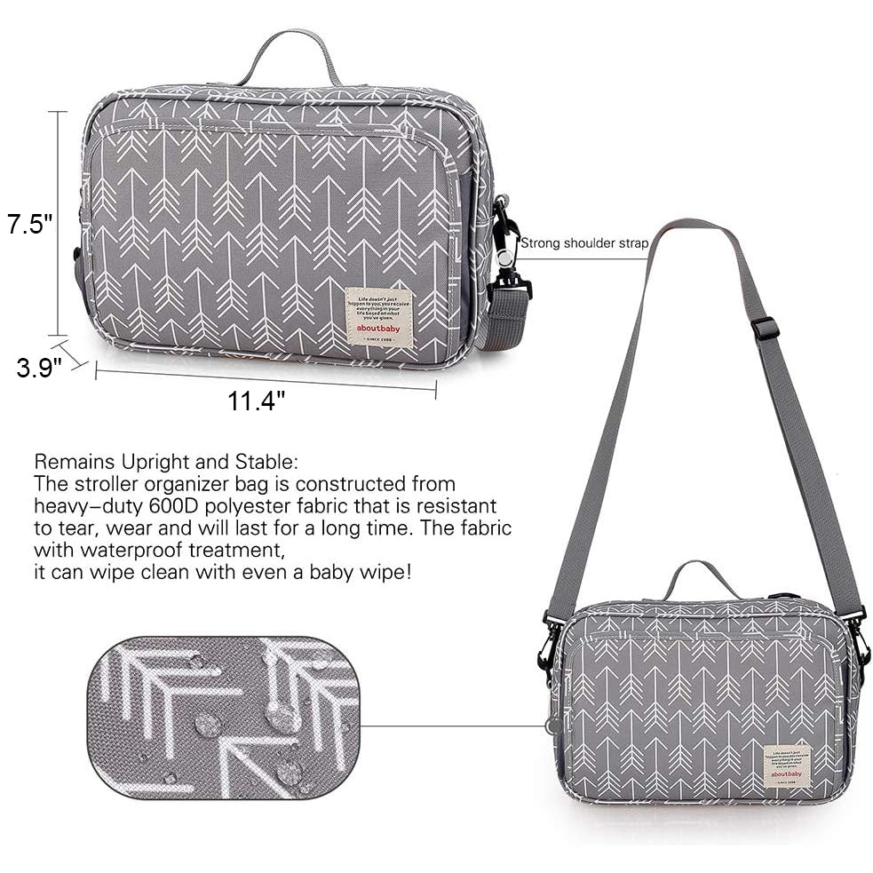 Multifunctional Waterproof Diaper Bag Organizer with Stylish Patterns