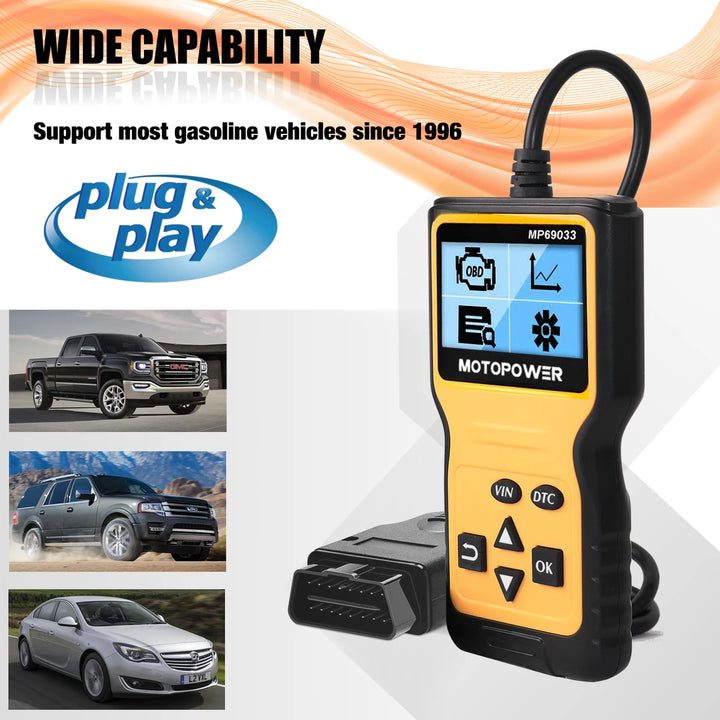 Universal OBD2 Scanner for Car Engine Diagnostics