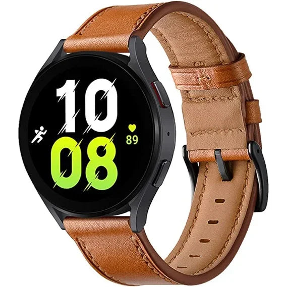 Balance smartwatch with the 22mm Leather Strap Watchband