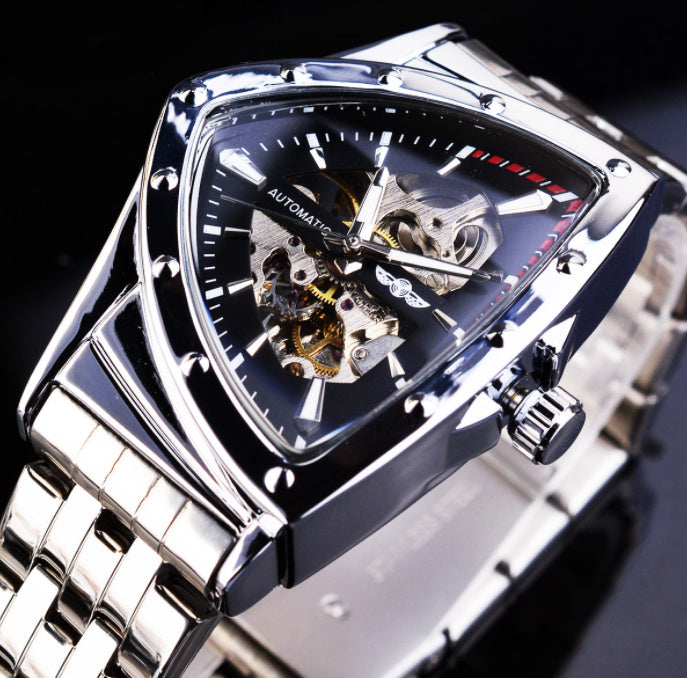 Watch Men's Fashion Hollow Stainless Steel Watch