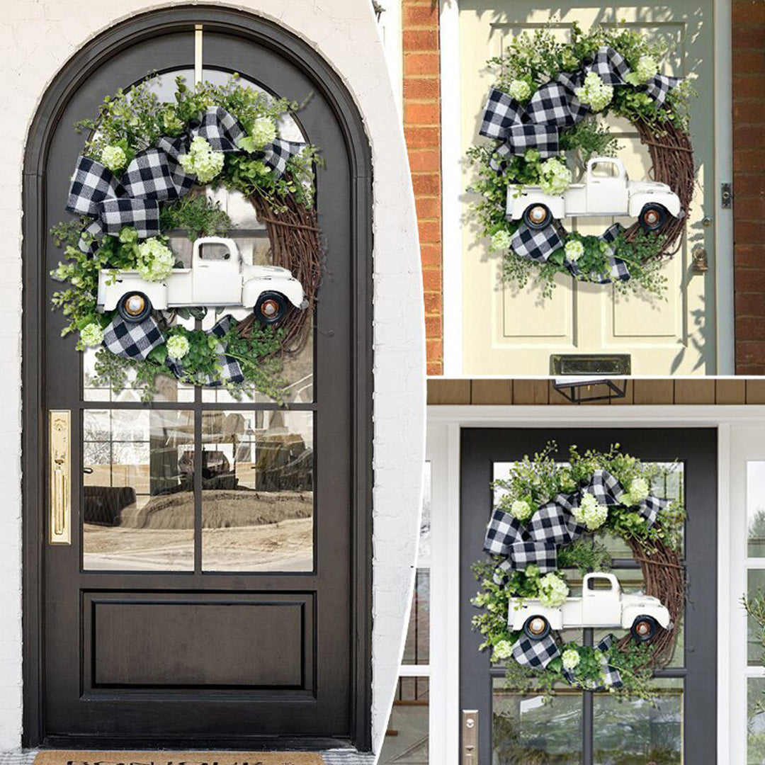 Christmas Wreath Venue Props Front Door Decorations