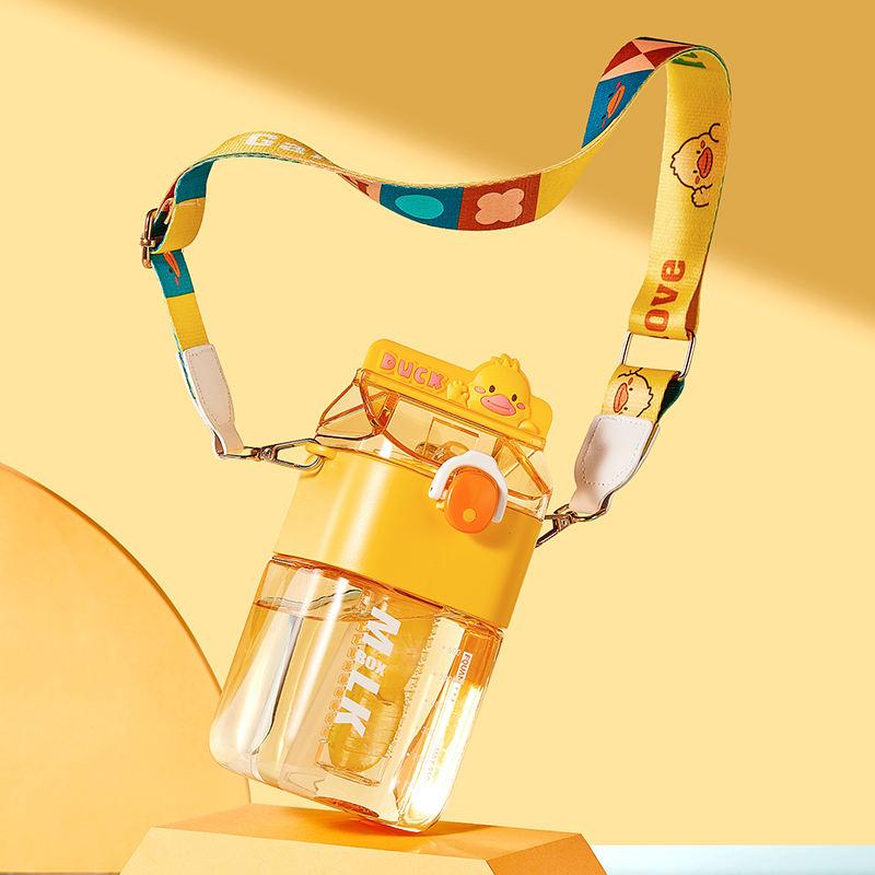 Cartoon Strap Plastic Cup