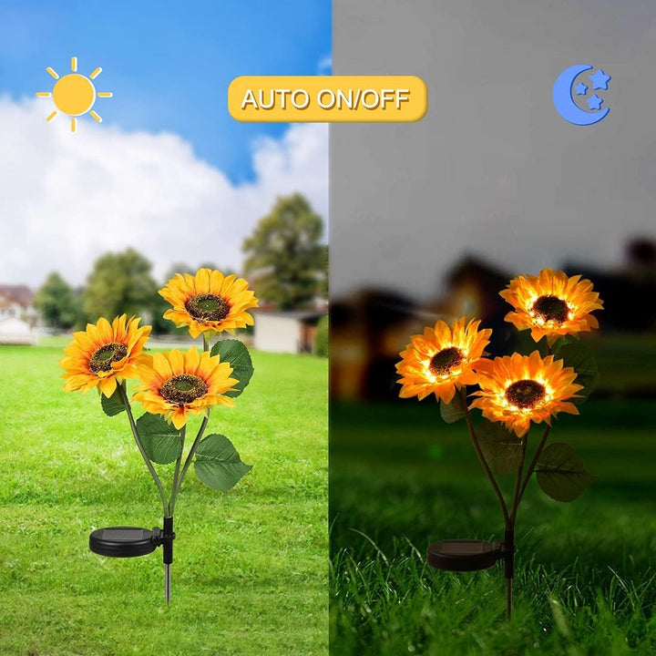 Solar Sunflower Lights