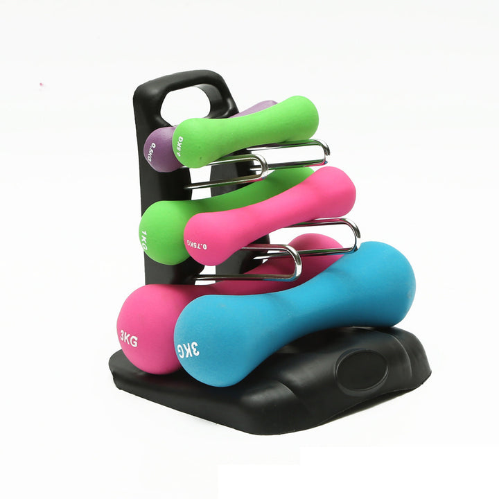 Fitness dumbbell rack