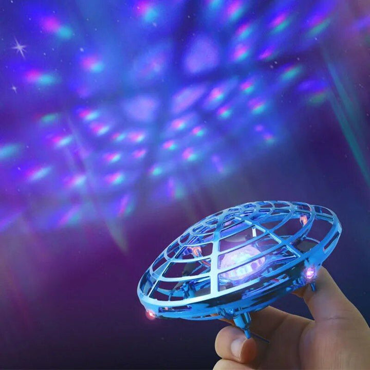 Mini RC UFO Drone With LED Light Gesture Sensing Quadcopter Anti-collision