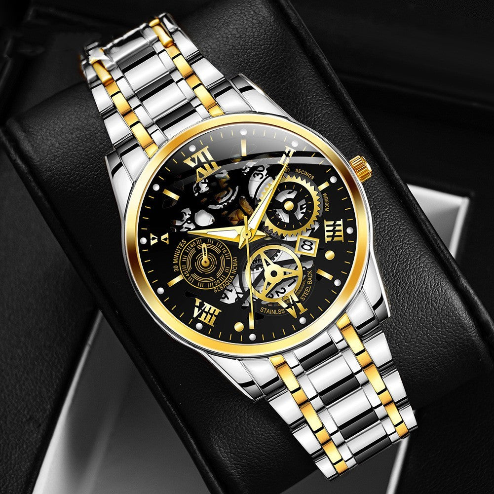 Men's Fashion Business Waterproof Quartz Watch