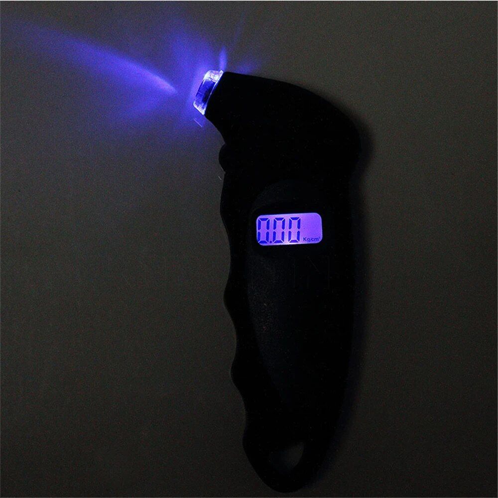 High-Precision Digital Tire Pressure Gauge with LCD Display for All Vehicles