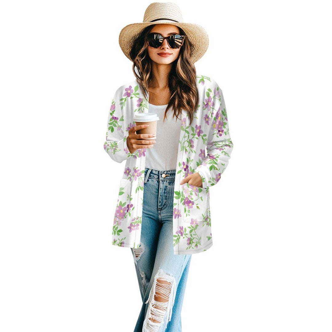 Spring And Autumn Long Sleeve Cardigan Jacket