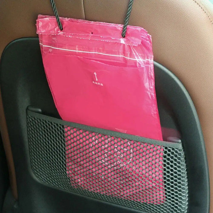 Multi-Use Disposable Auto Trash Bags - 50pcs Adhesive Car Garbage Bin Organizers