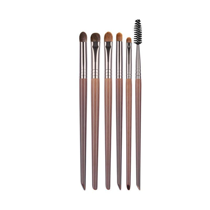 6-Piece Eye Makeup Brush Set - Versatile Professional Beauty Tools