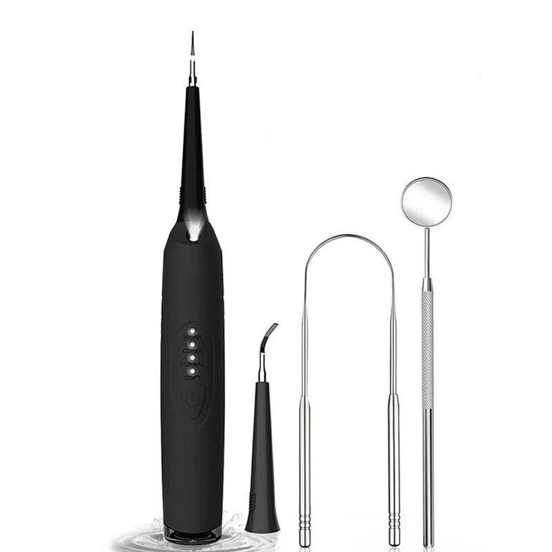 Ultrasonic LED Oral Care Kit: Electric Irrigator, Tartar Remover & Whitener