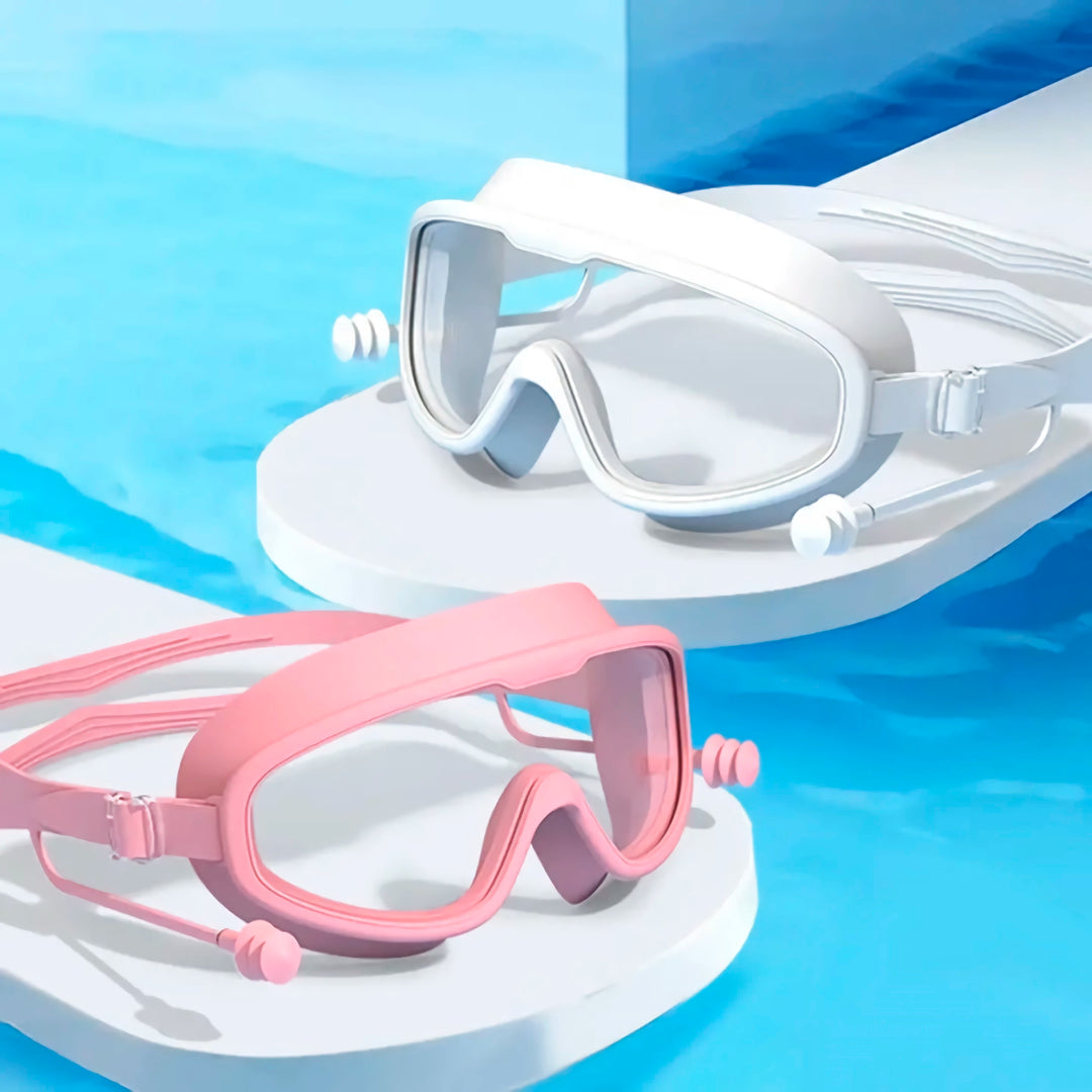 Kids' Big Frame Anti-Fog Swimming Goggles