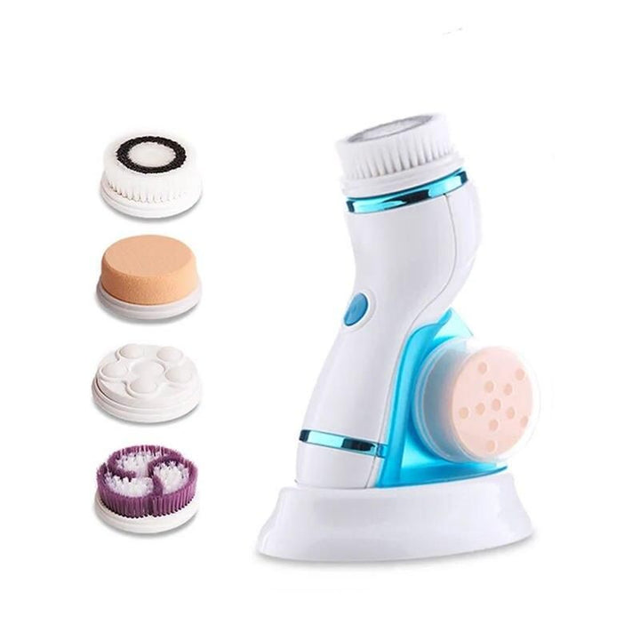 4-in-1 Electric Face Cleanser & Roller Massager: Ultimate Skin Care Tool