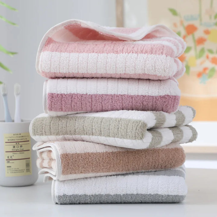 Super Absorbent Coral Fleece Dishcloth and Bath Towel