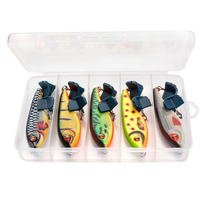 5pcs Sinking Jerkbait Fishing Lures Set 90mm 21g