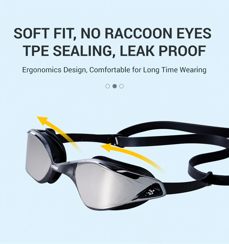 Professional Anti-Fog Racing Swimming Goggles for Men