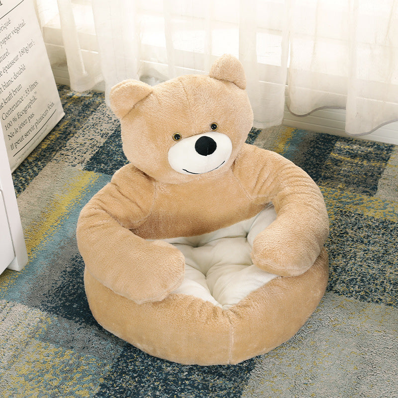 Cozy Plush Dog Kennel Bed